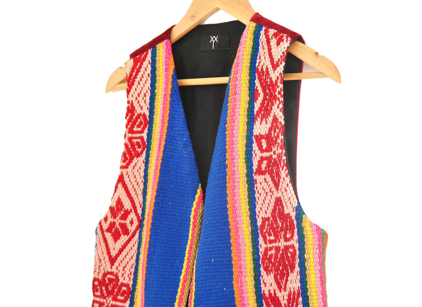 Handwoven Vest Vinous